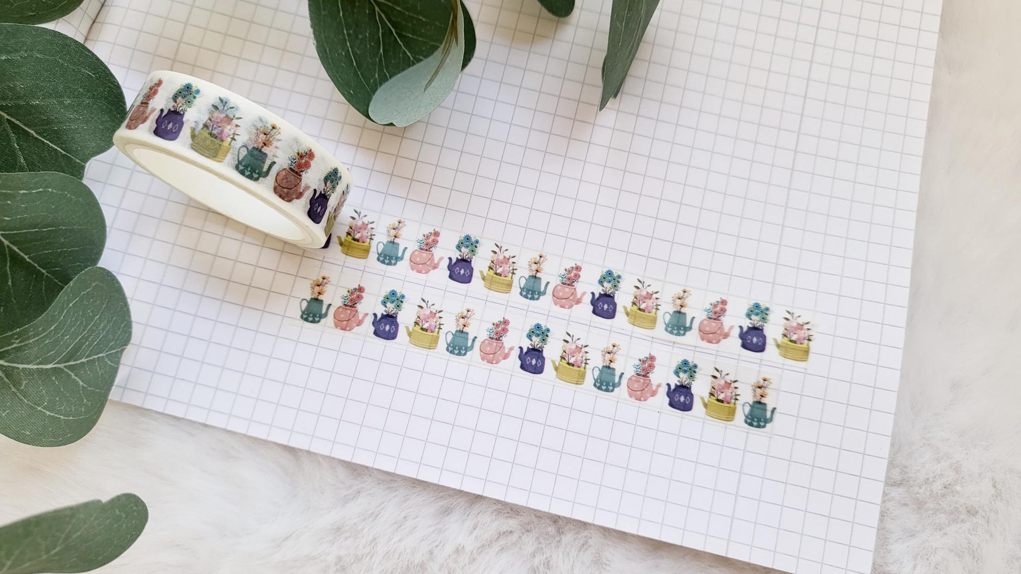 Washi Tape Blumentöpfe